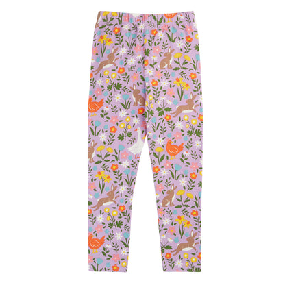 Organic Cotton Leggings - Bunny Meadow