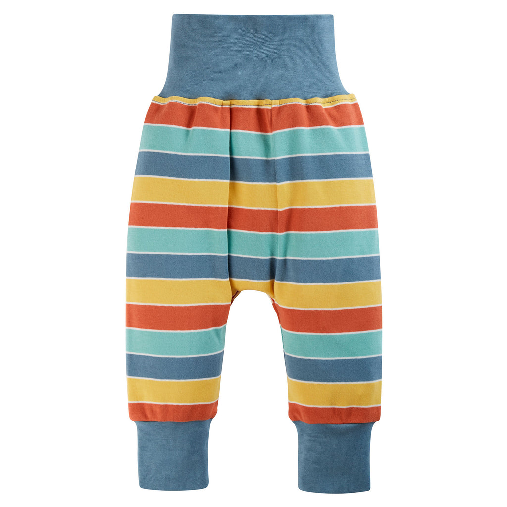 Baby & Kid Organic Leggings - Green Stripes