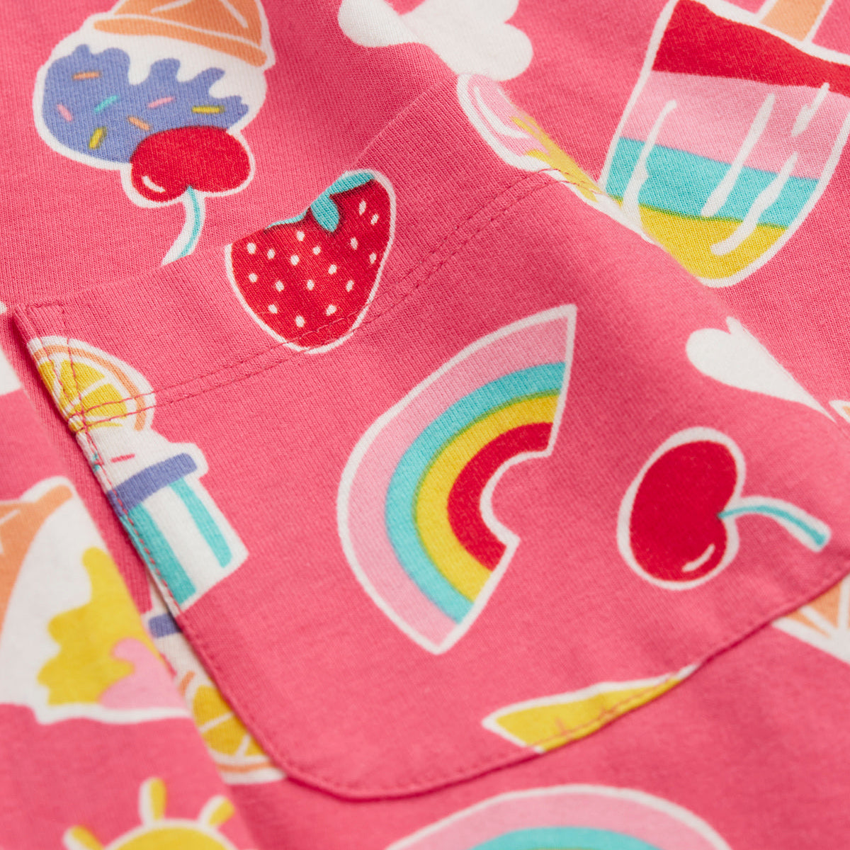 Frugi Summer Print Organic Cotton Sleeveless Dress