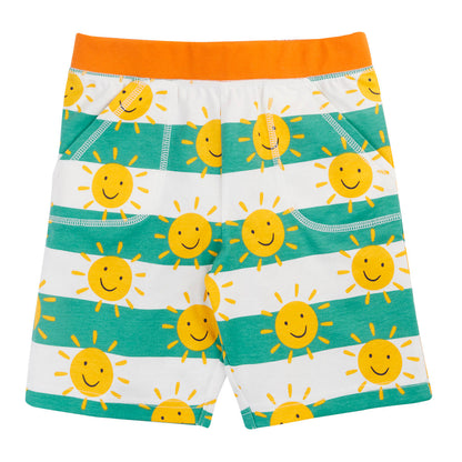 Frugi Sunshine Print Organic Cotton Shorts | Kids Summer Shorts