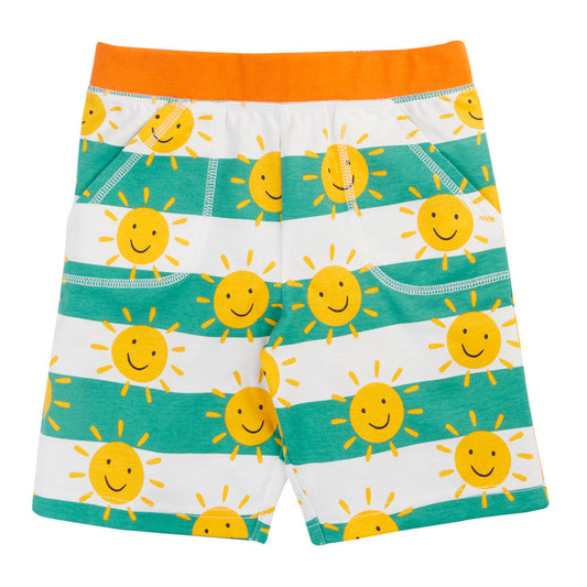 Frugi Sunshine Print Organic Cotton Shorts | Kids Summer Shorts