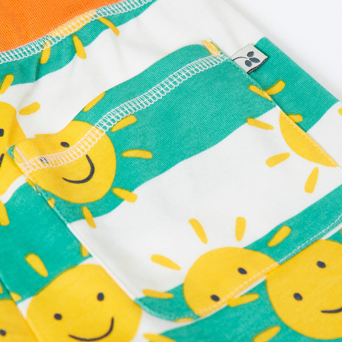 Frugi Sunshine Print Organic Cotton Shorts | Kids Summer Shorts