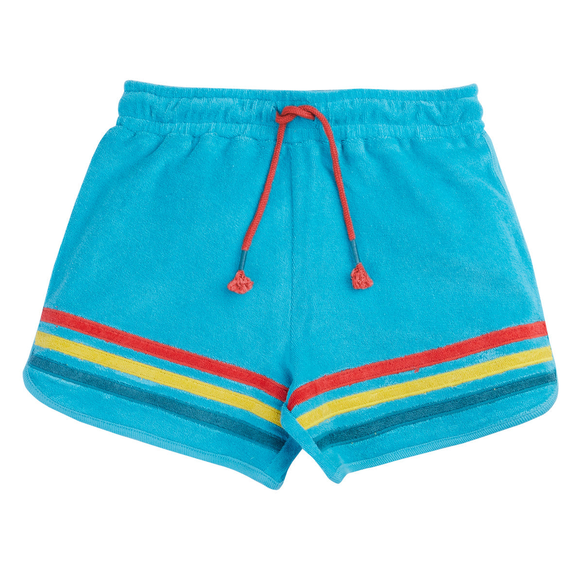 Frugi Organic Cotton Terry Shorts | Kids Teal Summer Shorts