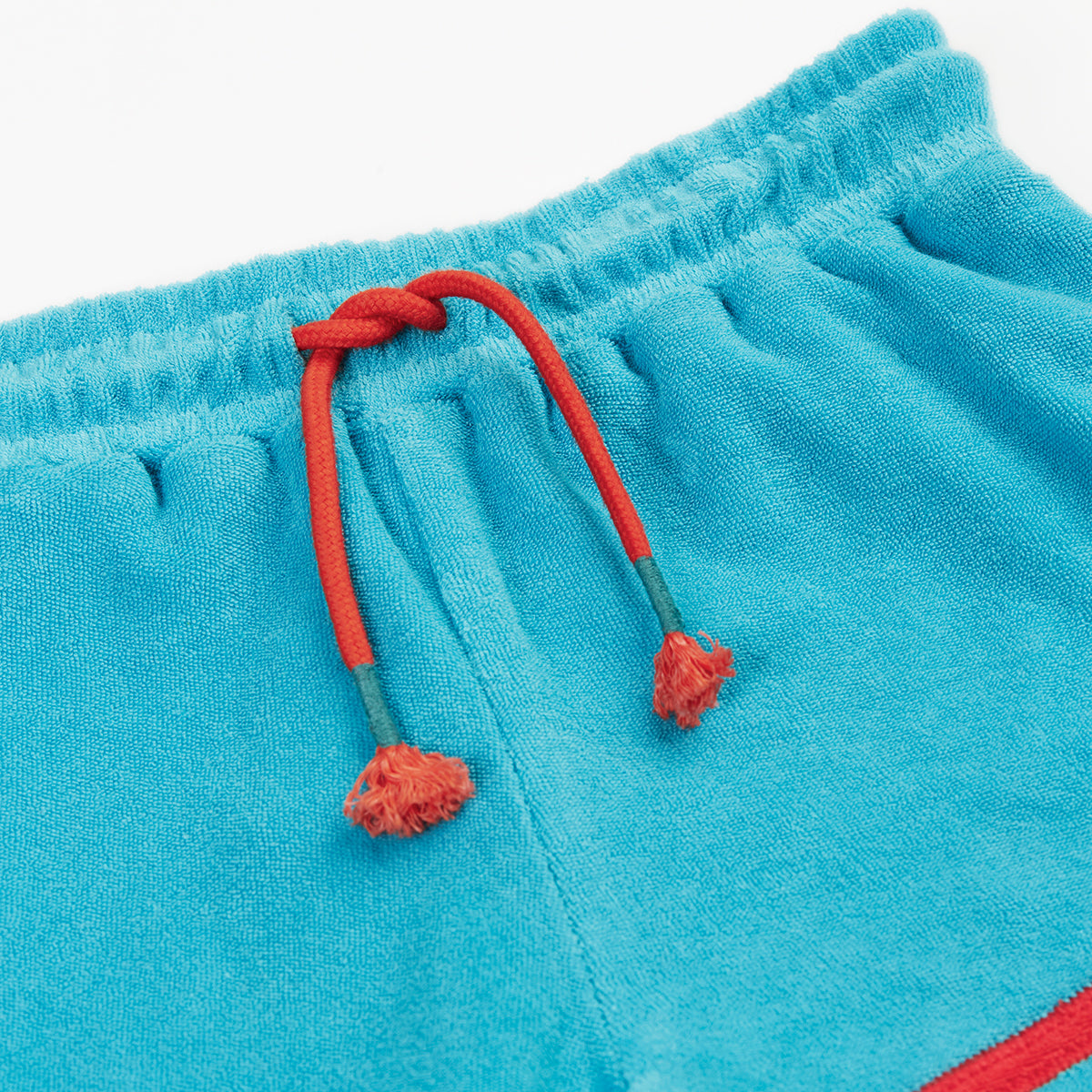 Frugi Organic Cotton Terry Shorts | Kids Teal Summer Shorts