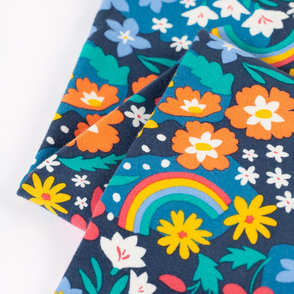 Frugi organic Leggings- winter hedgerow, closeup