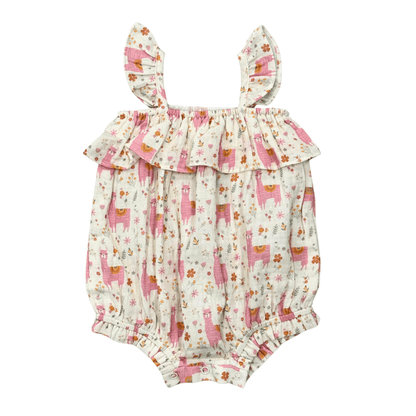 Cotton Gauze Bubble Romper - Baby Girl | babysprouts