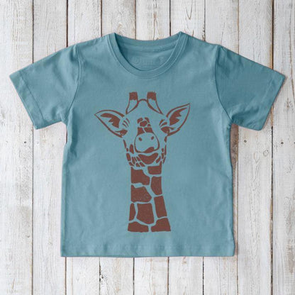 Giraffe Animal Lover Organic Cotton T-Shirt for Kids | Uni-T