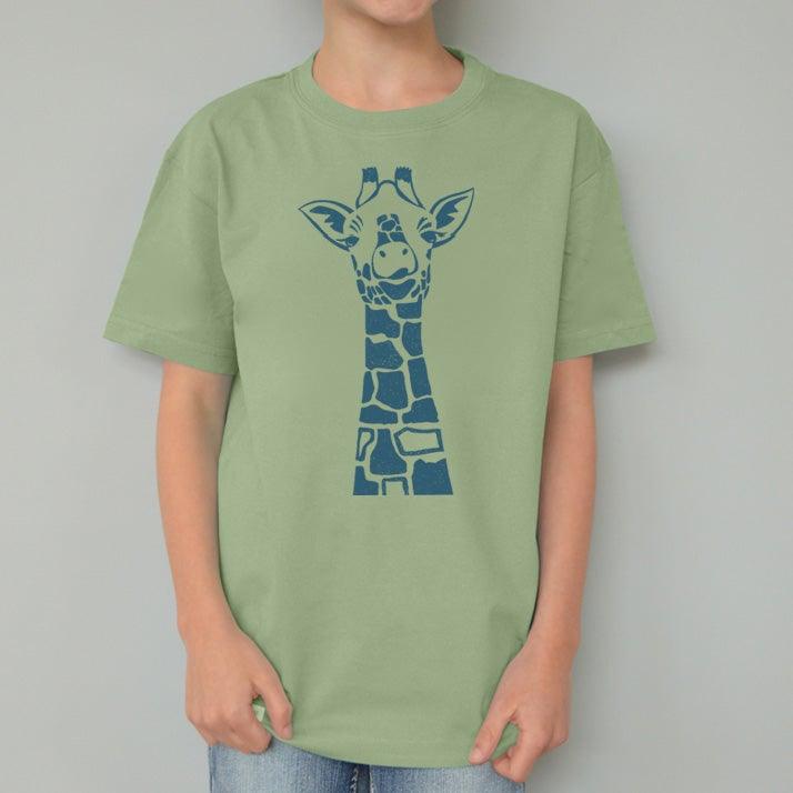 Giraffe Animal Lover Organic Cotton T-Shirt for Kids | Uni-T