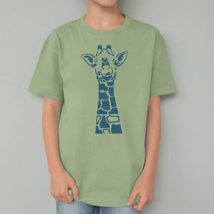 Giraffe Animal Lover Organic Cotton T-Shirt for Kids | Uni-T