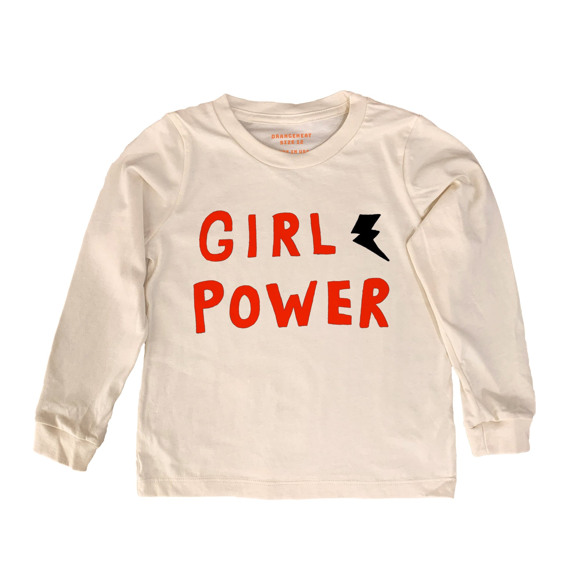 Orangeheat Organic Short/Long-Sleeved Kids' T-Shirt- Girl Power