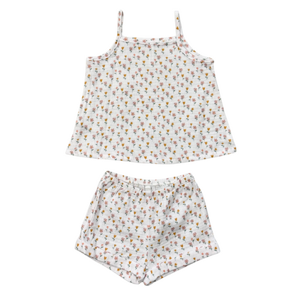 Girls Cotton Gauze Tank & Short Set - Summer Outfit | babysprouts