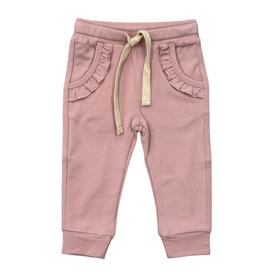 Girls Bamboo Terry Joggers - Comfortable Kids Pants | babysprouts