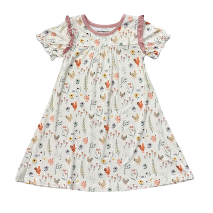Girls Bamboo Viscose Nightgown - Soft Kids Sleepwear | babysprouts