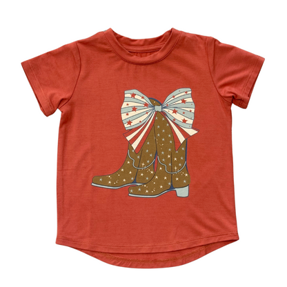 Bamboo Short Sleeve Tee - Americana Prints
