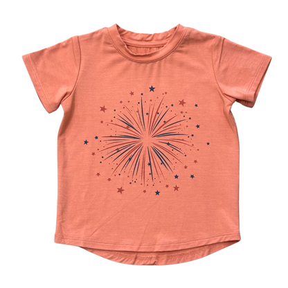 Bamboo Short Sleeve Tee - Americana Prints