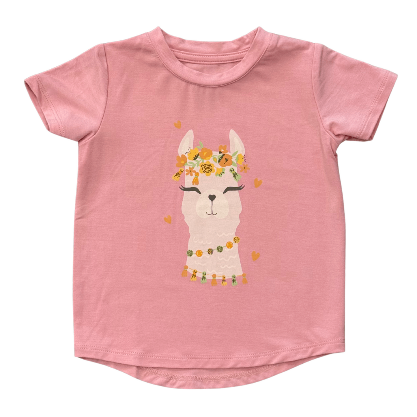 Girls Bamboo Viscose Short Sleeve Tee - Classic Kids Shirt | babysprouts