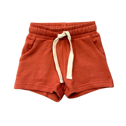 Cotton & Bamboo Shorts - Red