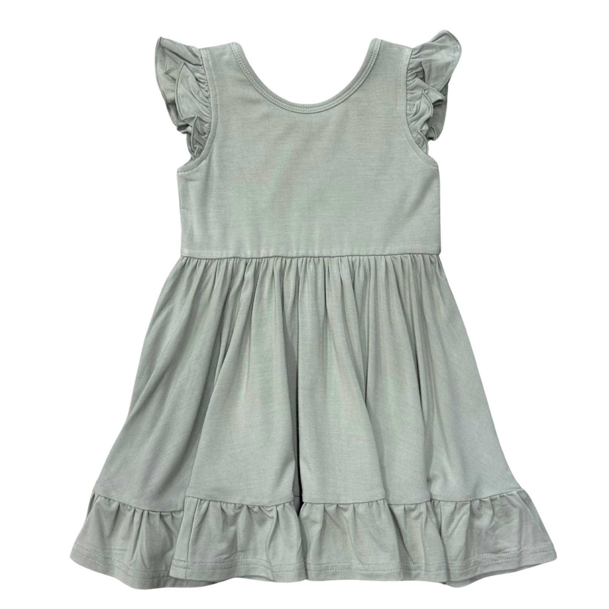 Girls Bamboo Viscose Sleeveless Twirl Dress - Kids Dress | babysprouts