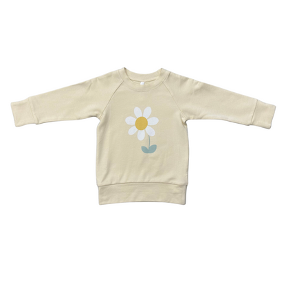Girls Bamboo Terry Raglan Sweatshirt - Sporty Kids Top | babysprouts