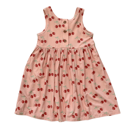 Bamboo Viscose Henley Tank Dress - Girls' Prints | babysprouts
