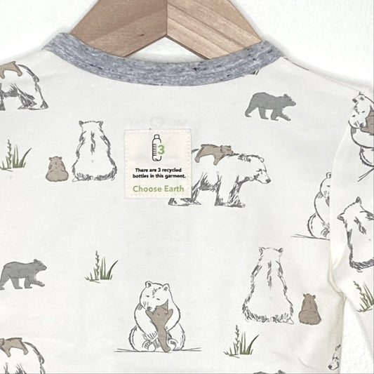 Bear Family Organic Pajama Set - Made with Recycled Materials | Me O My Earth