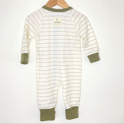 Turtle Coverall - Organic Cotton & Spandex Stripe | Me O My Earth
