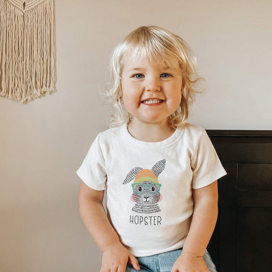 Finn + Emma Organic Cotton Hopster Tee - Kids Easter Shirt