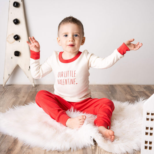 Finn + Emma Organic Baby & Toddler Pajamas- Little Valentine