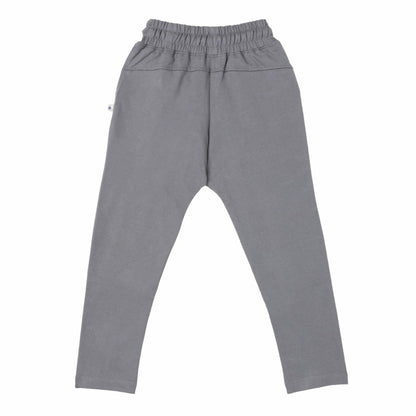 Organic Cotton Loopknit Kids Sweatpants - Navy or Gray | Jackalo