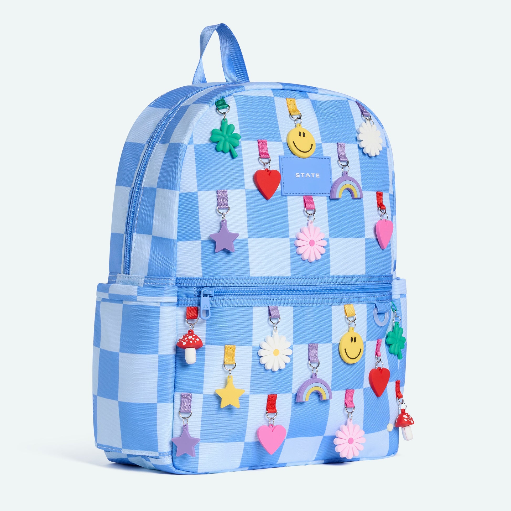 State Bags Kane Backpack - Charms Blue Check