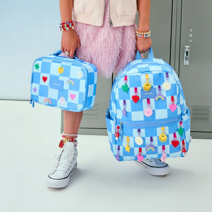 State Bags Kane Backpack - Charms Blue Check