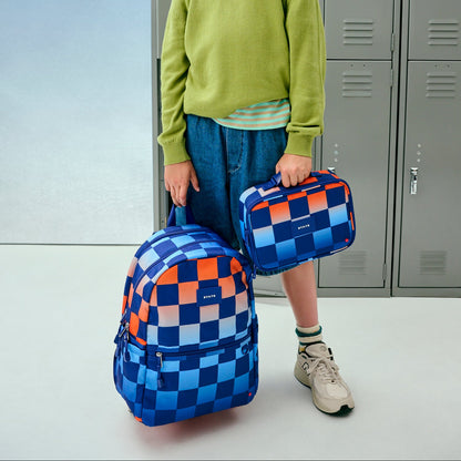 State Bags Rodgers Lunch Box - Gradient Checkerboard