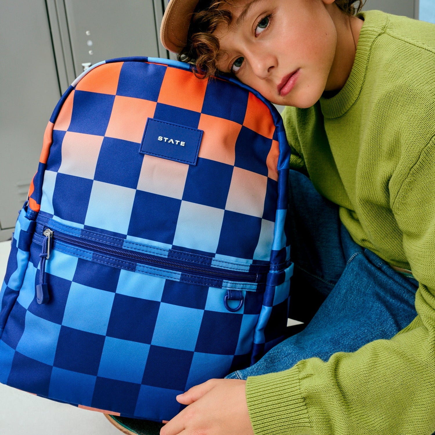 State Bags Kane Backpack - Gradient Checkerboard