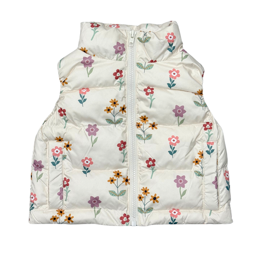 Puffer Vest - Meadow Bloom