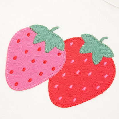 Organic Cotton Baby Bodysuit Short Sleeve Strawberry | Kite Clothing