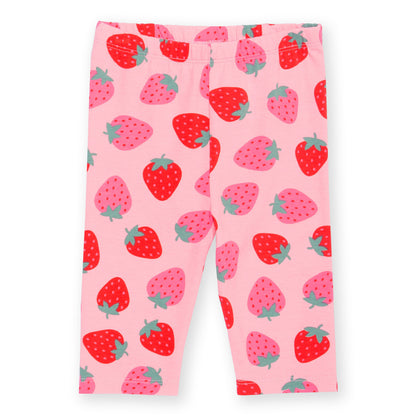 Organic Cotton Pedal Pushers Strawberry Print | Kite Clothing