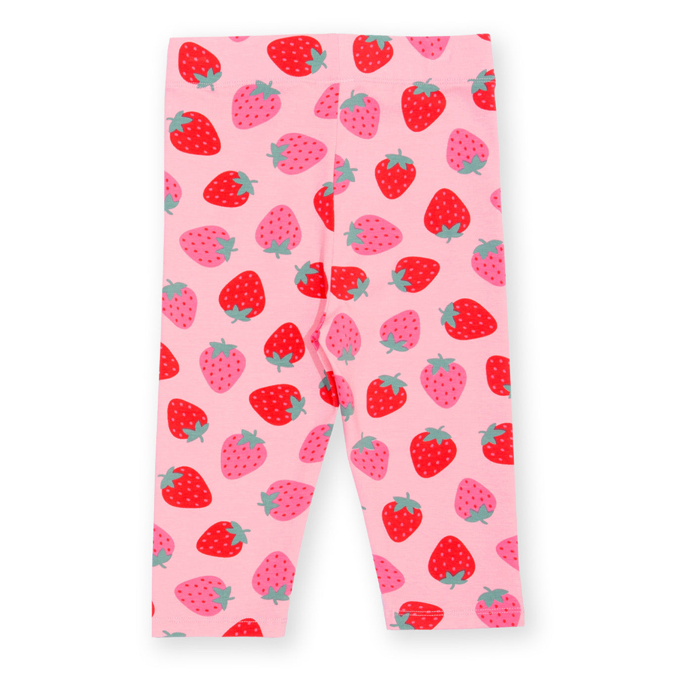 Organic Cotton Pedal Pushers Strawberry Print | Kite Clothing