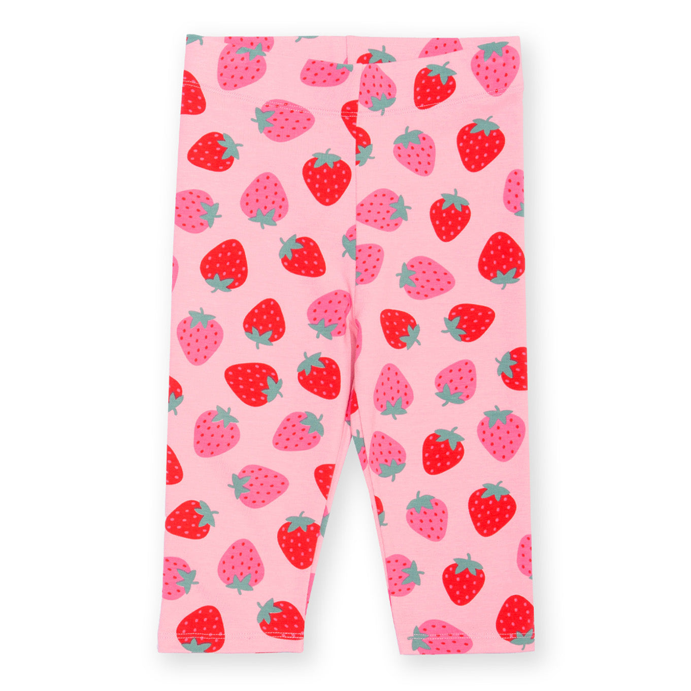 Organic Cotton Pedal Pushers Strawberry Print | Kite Clothing