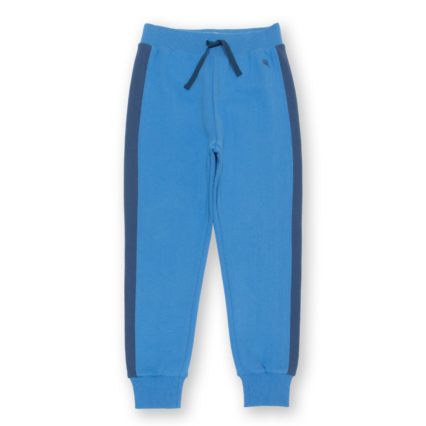 Kite Clothing Organic Boys' Side Stripe Joggers- Cornflower Blue