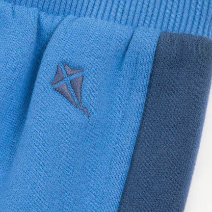 Kite Clothing Organic Boys' Side Stripe Joggers- Cornflower Blue