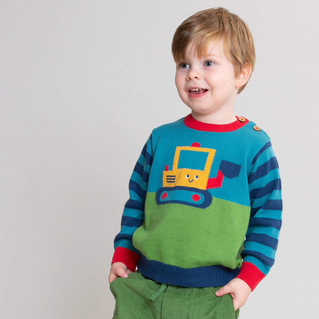 Organic Cotton Sweater - Cherry Picker