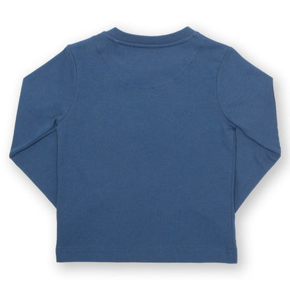 Kite Clothing Organic Boys' Long Sleeved T-Shirt- Colorful Train Appliqué