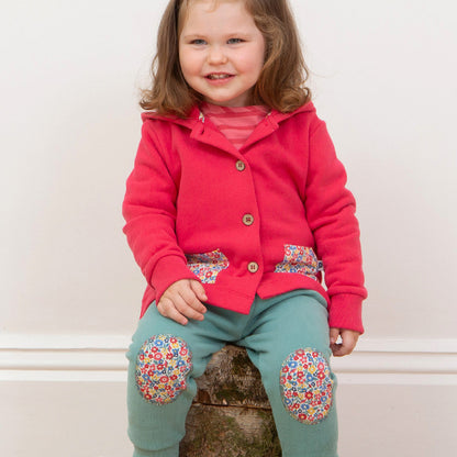 Kite Clothing Organic Girls' Joggers- Thyme Ditsy