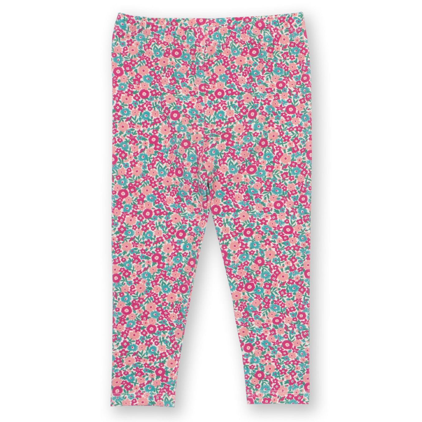 Kite Clothing Organic Girls' Leggings- Ditsy Floral, Pink