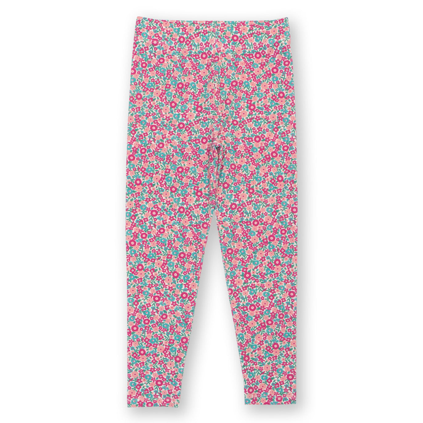 Kite Clothing Organic Girls' Leggings- Ditsy Floral, Pink