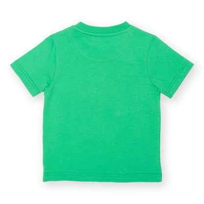 Organic Cotton Short Sleeve T-Shirt Fire Engine Appliqué | Kite Clothing