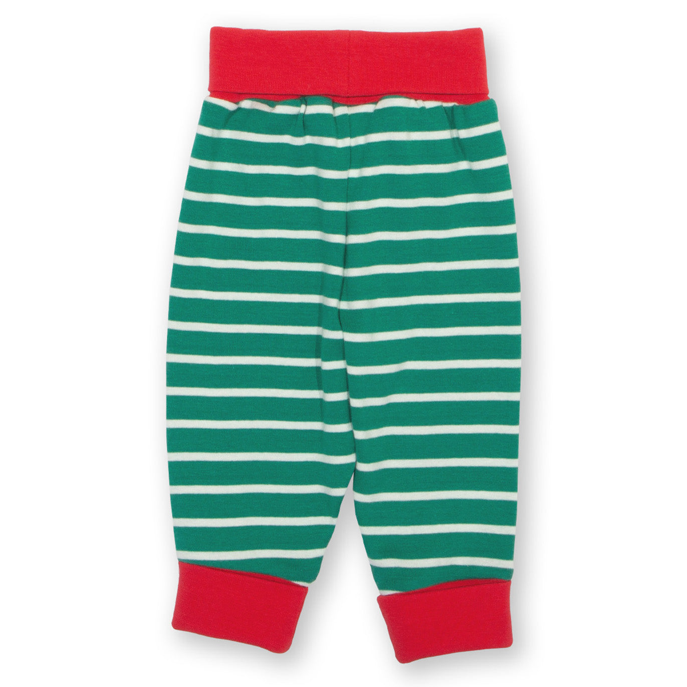 Kite Clothing Organic Baby Pants- Emerald Green Stripe