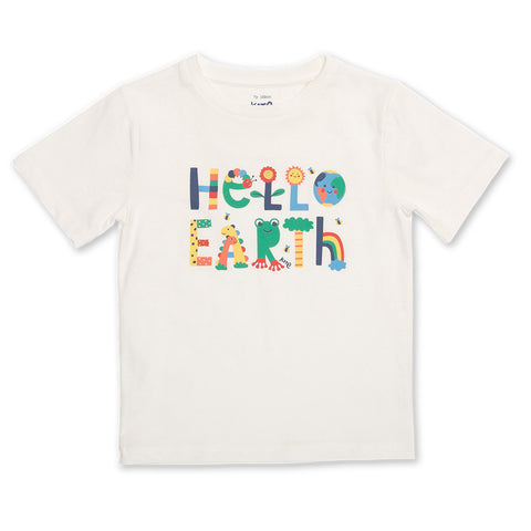 Kite organic Hello Earth t-shirt