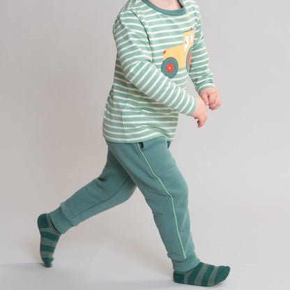Kite Organic Cotton Joggers - Jade Green
