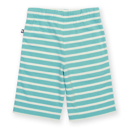 Organic Cotton Jersey Shorts Lagoon Stripe | Kite Clothing